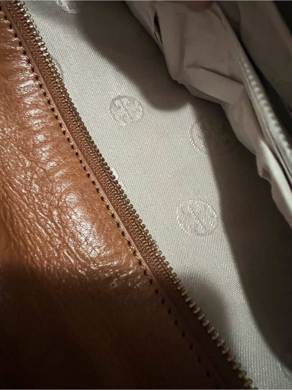 Tory Burch Brown Leather Foldover Wallet Clutch - Picture 7 of 7